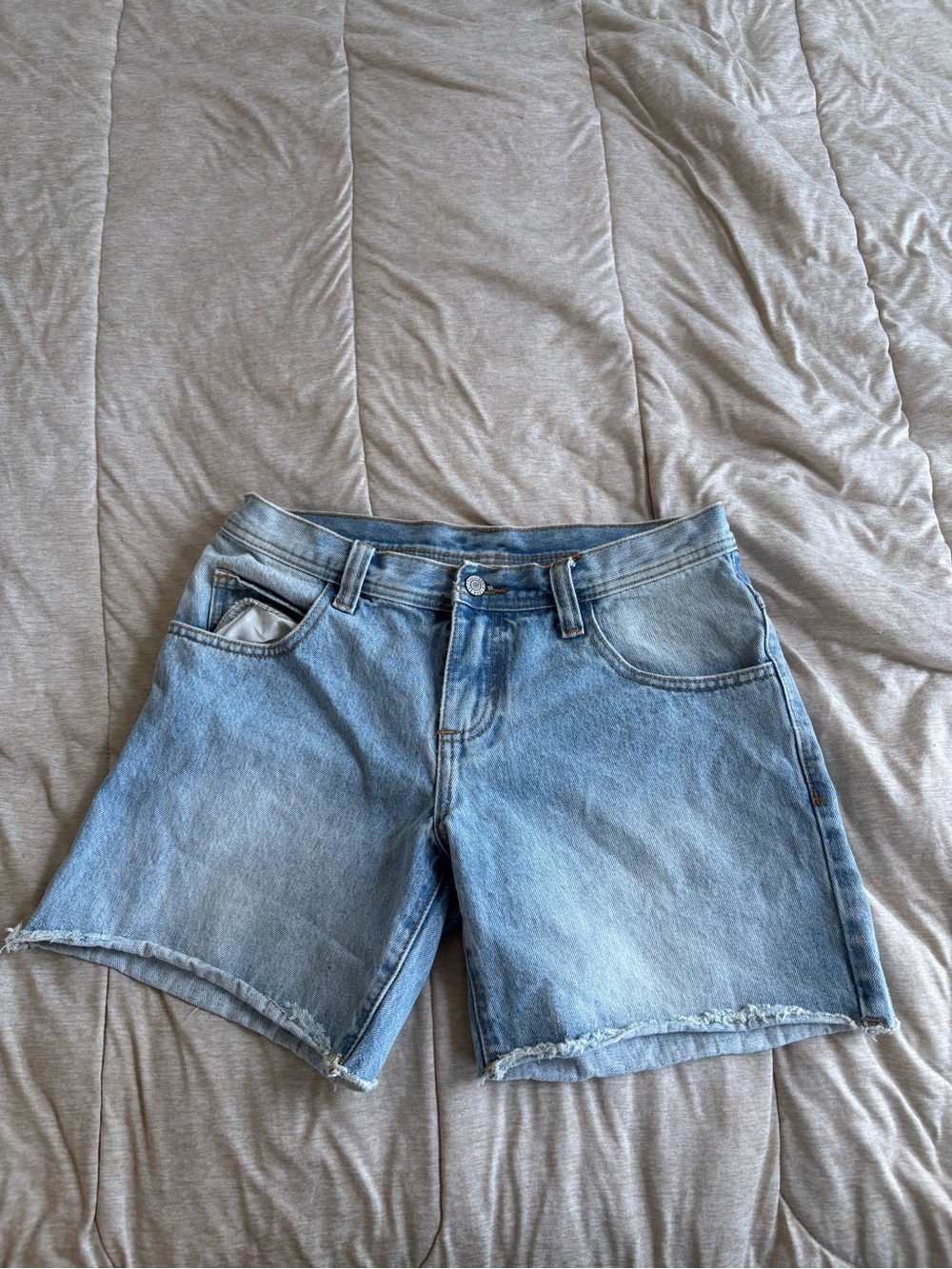 Brandy Melville Light Blue Denim Cutoff Shorts